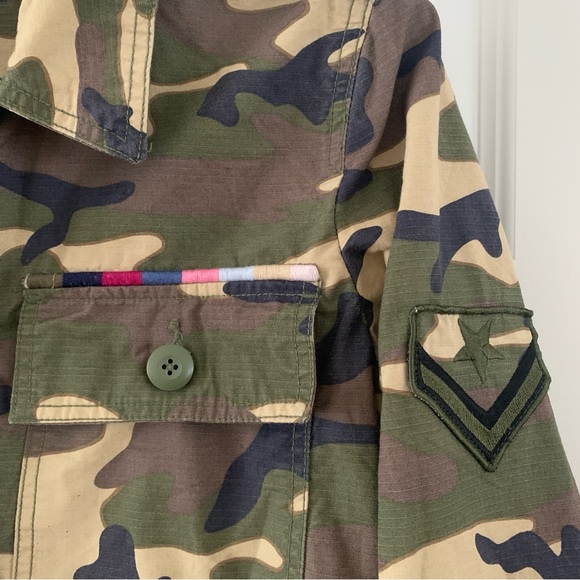 GAP Green and Brown Camo military Jacket - Picture 4 of 8